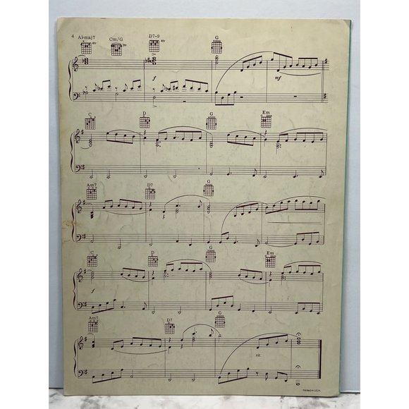 The Homecoming Vintage Piano Sheet Music by Hagood Hardy 1975 - Picture 4 of 4